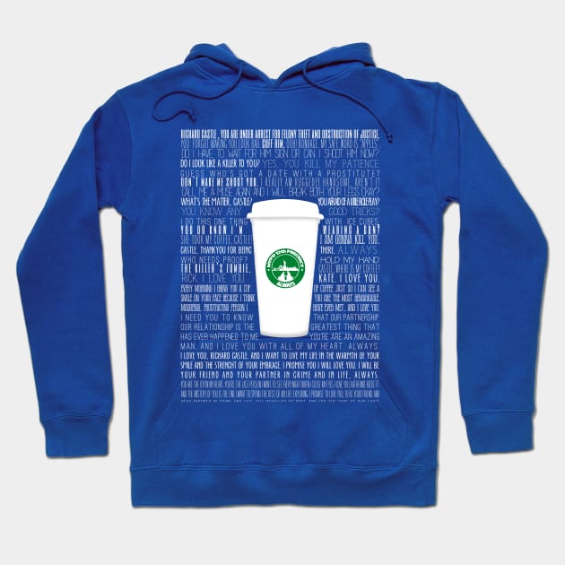 Caskett Always Coffee Hoodie by scastal